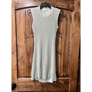 Urban Outfitters Women's Green Sweater Dress Open Back Size XL NWOT